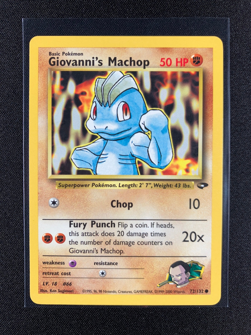 Giovanni's Machop - Gym Challenge - #72