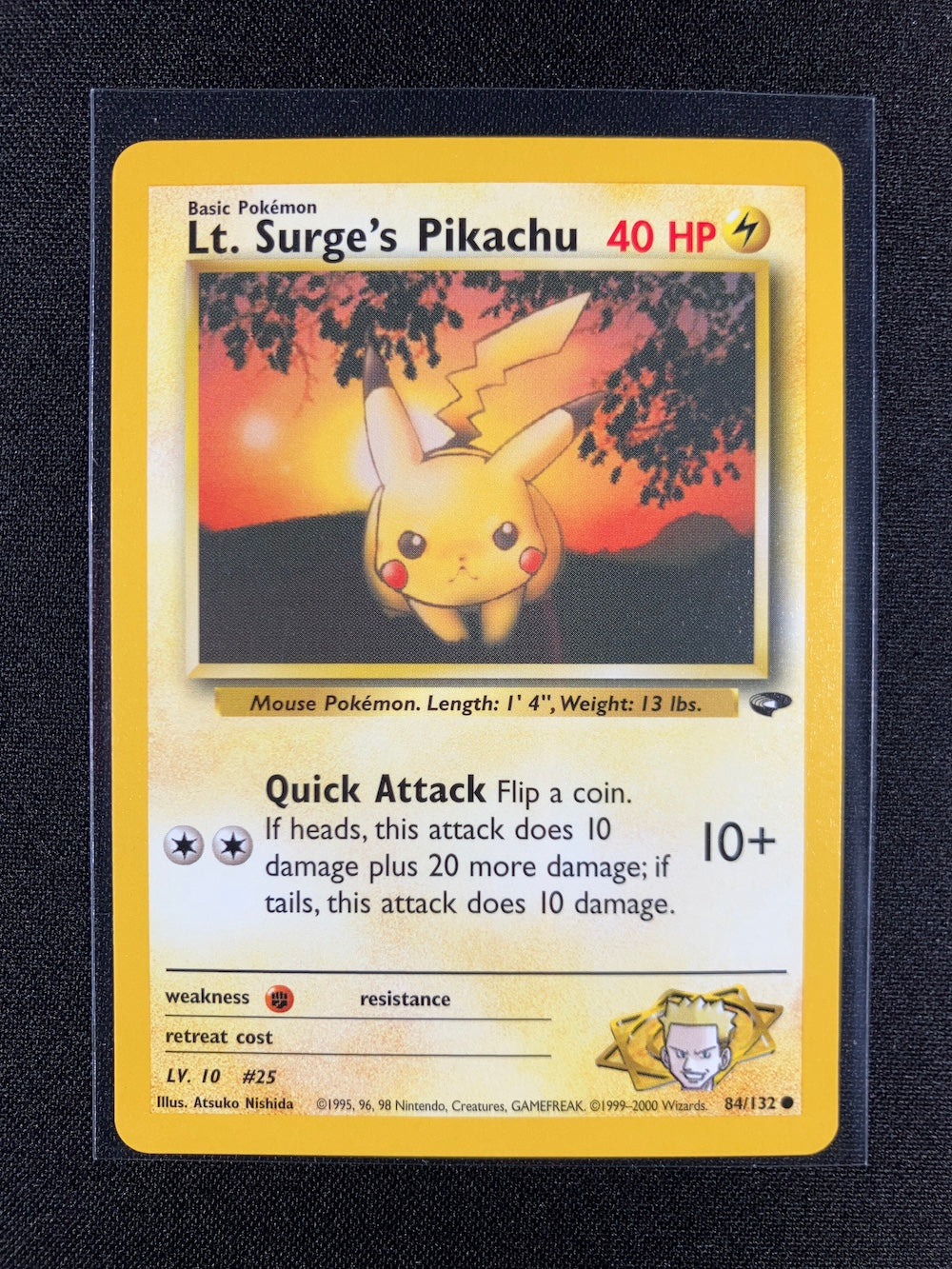 Lt. Surge's Pikachu - Gym Challenge - #84