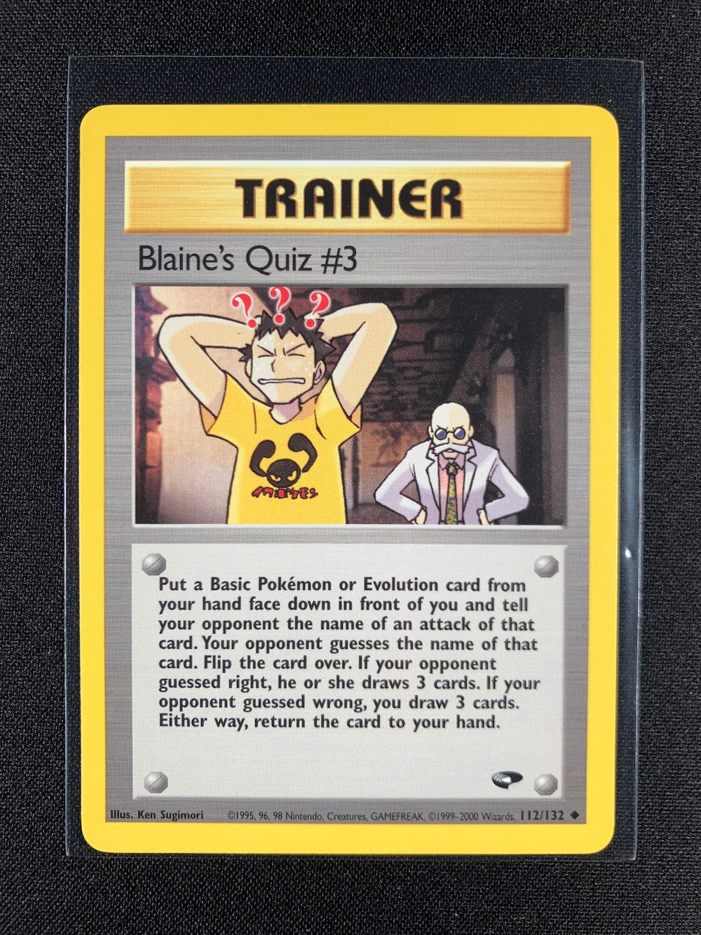 Blaine's Quiz #3 - Gym Challenge - #112