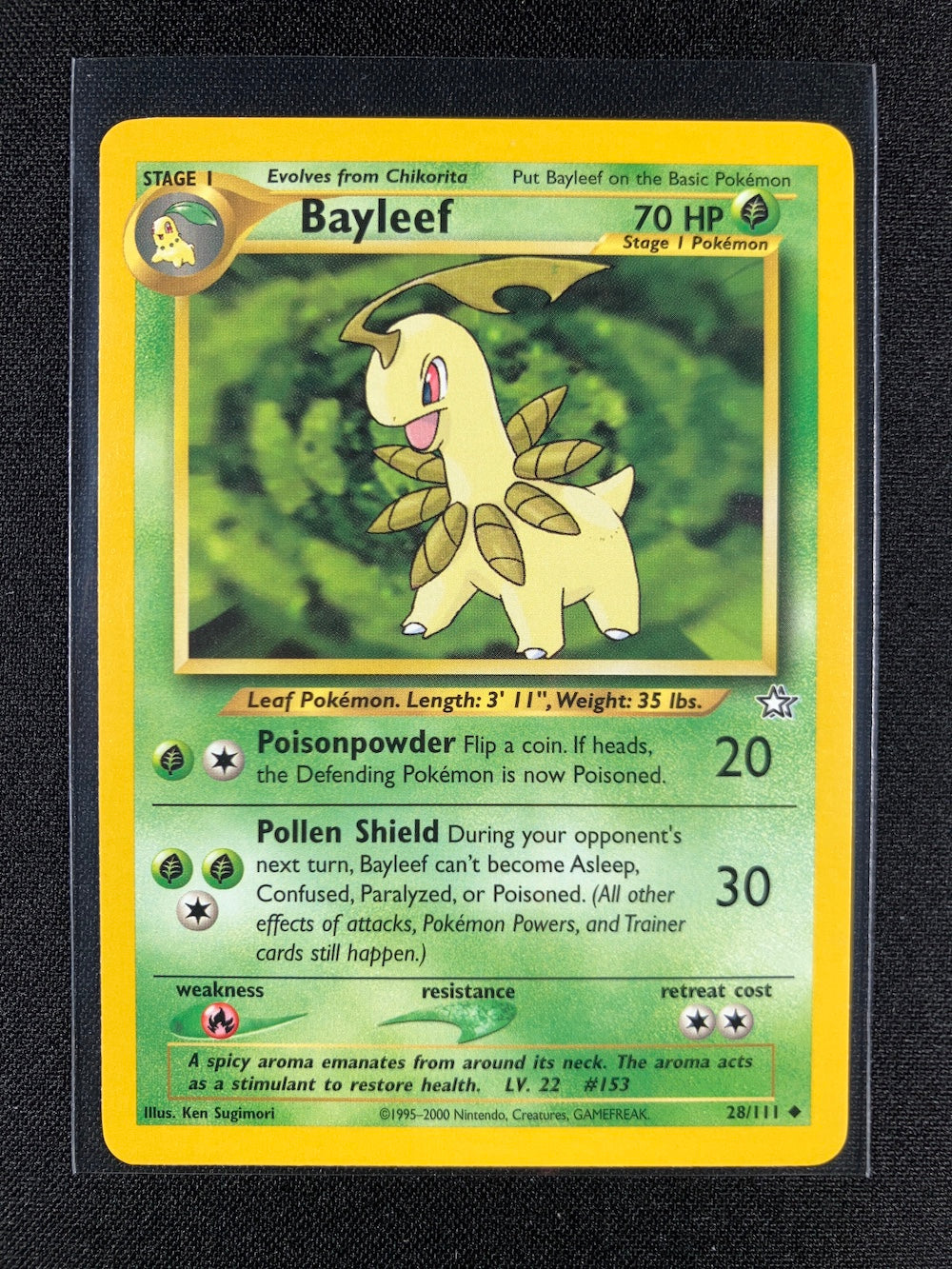 Bayleef - Neo Genesis - #28
