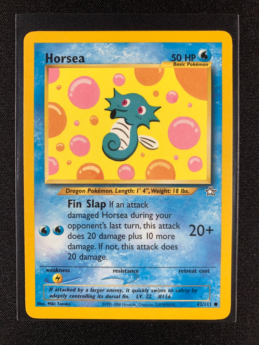 Horsea - Neo Genesis - #62