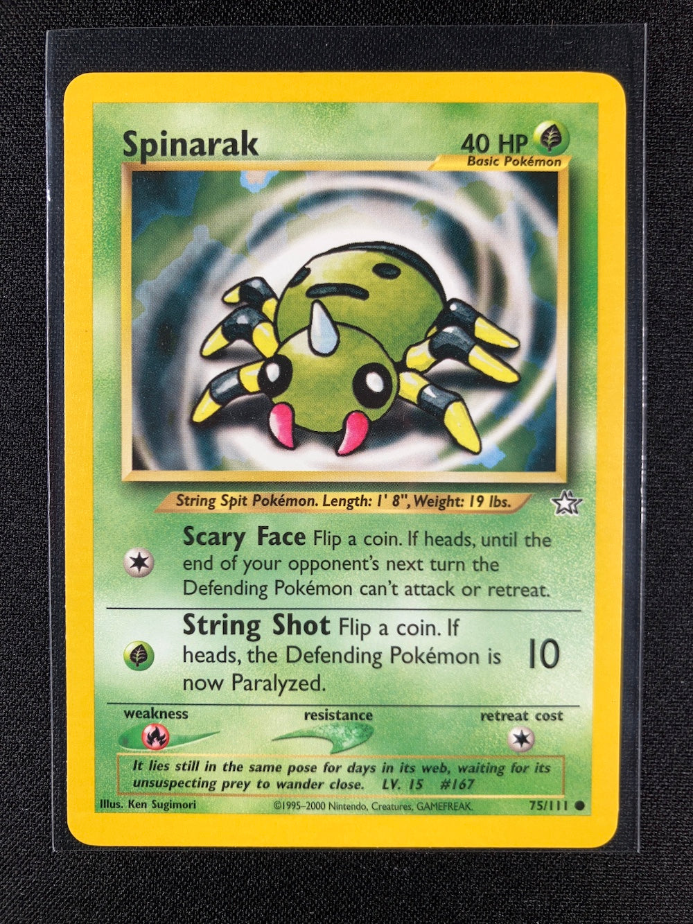 Spinarak - Neo Genesis - #75
