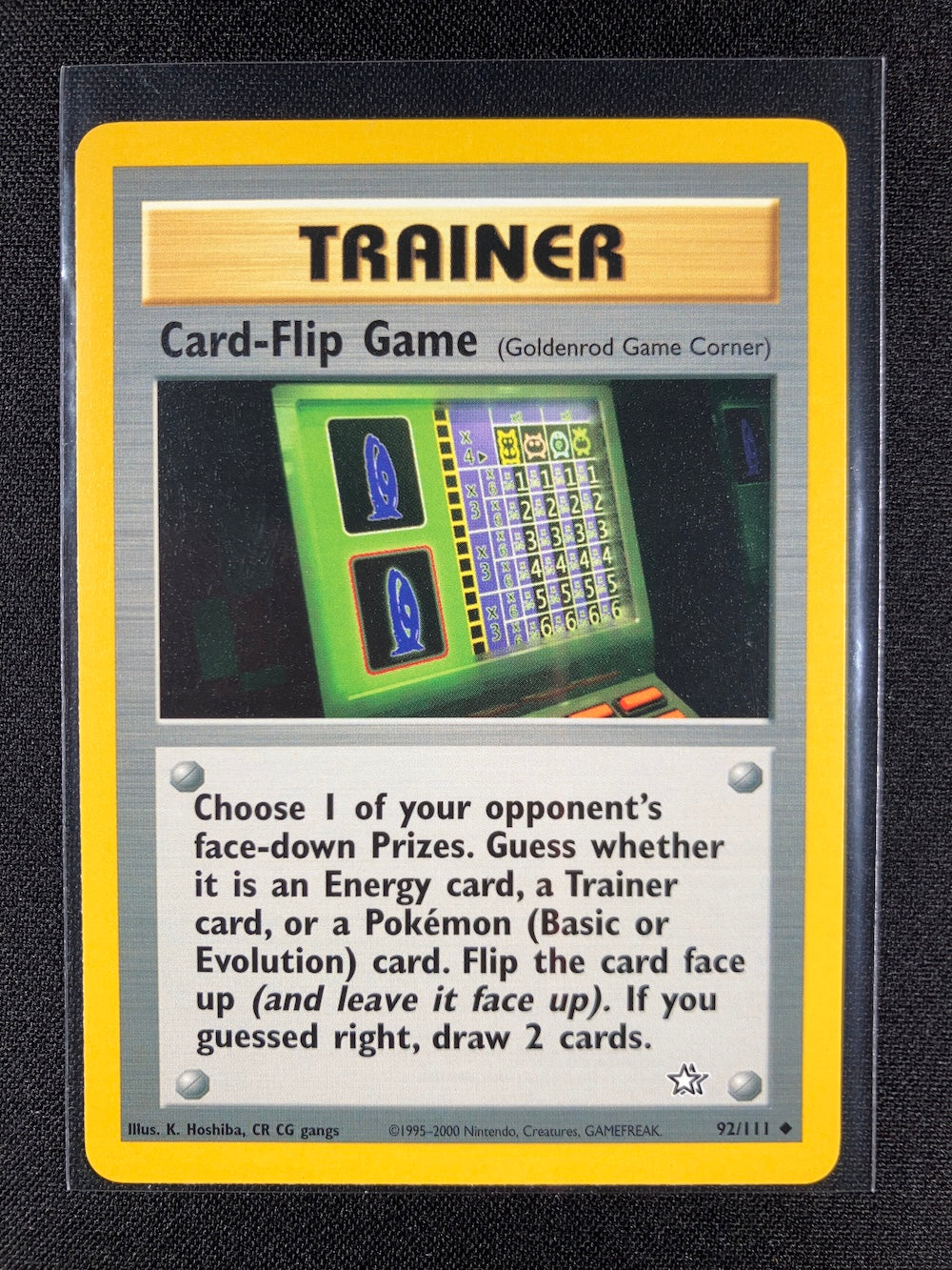 Card Flip Game - Neo Genesis - #92