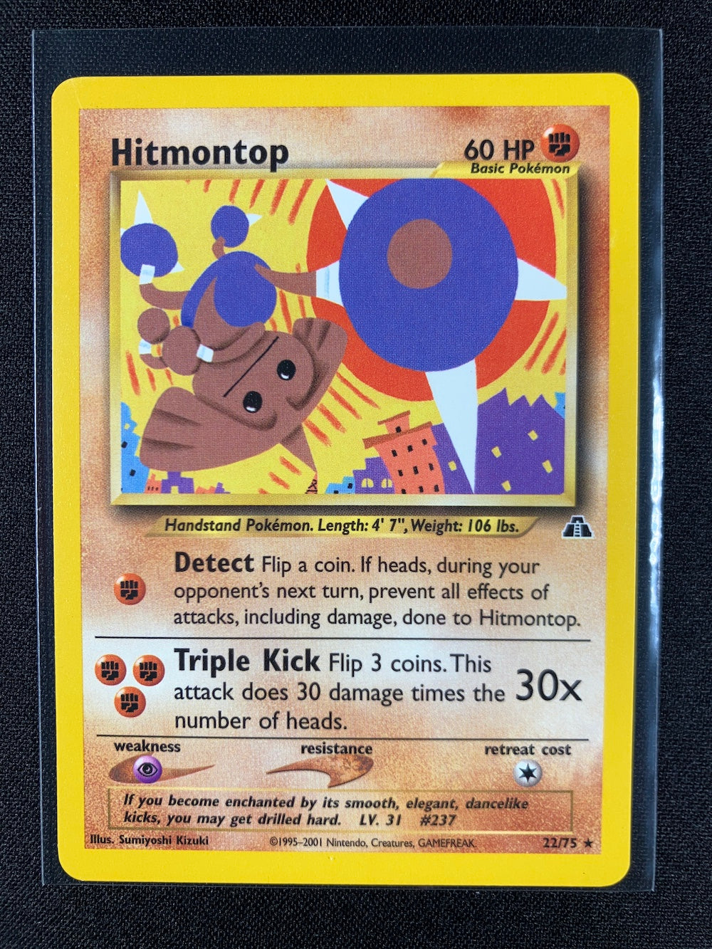 Hitmontop - Neo Discovery - #22