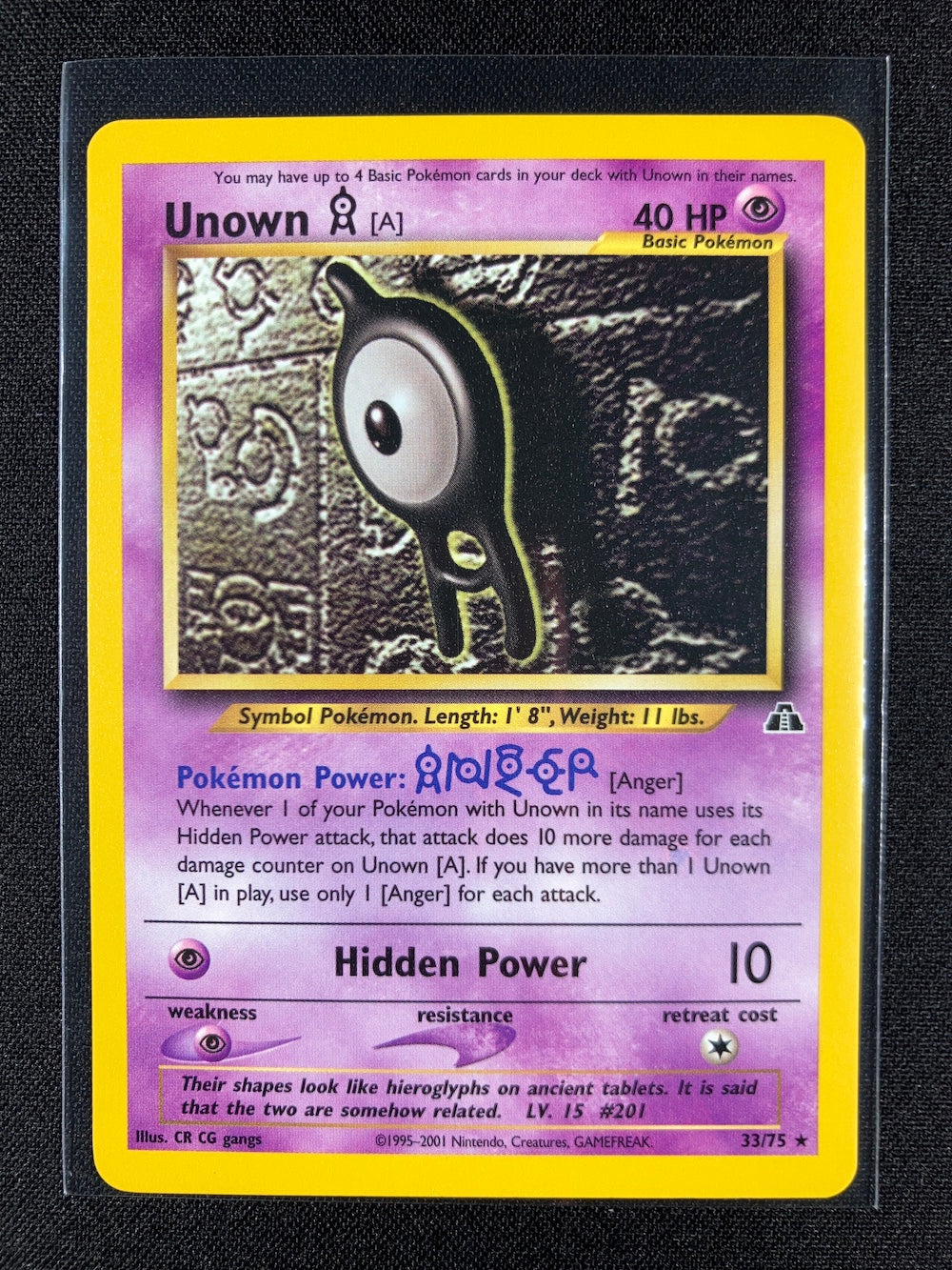 Unown A - Neo Discovery - #33