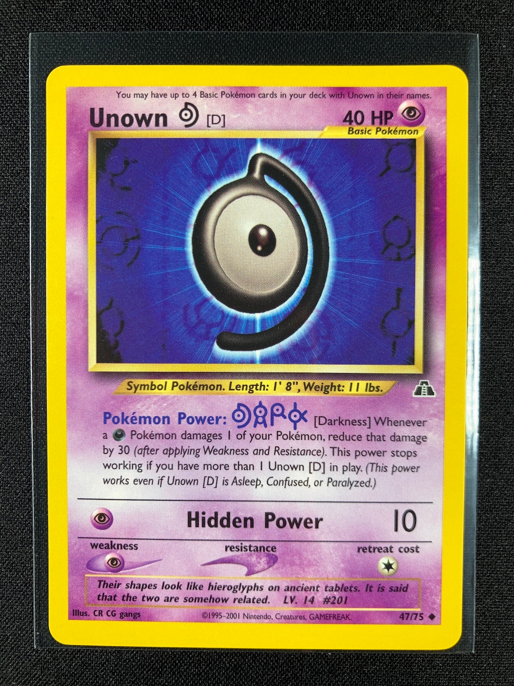 Unown D - Neo Discovery - #47
