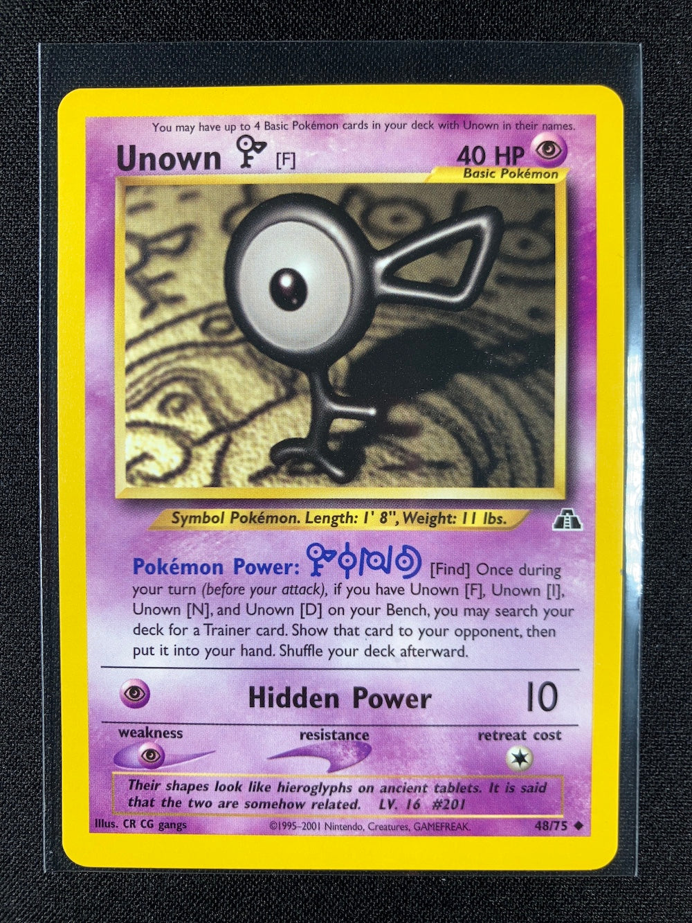 Unown F - Neo Discovery - #48