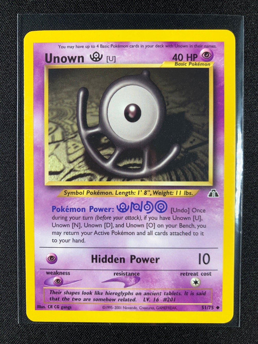 Unown U - Neo Discovery - #51