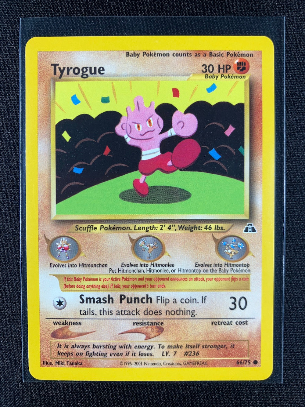 Tyrogue - Neo Discovery - #66