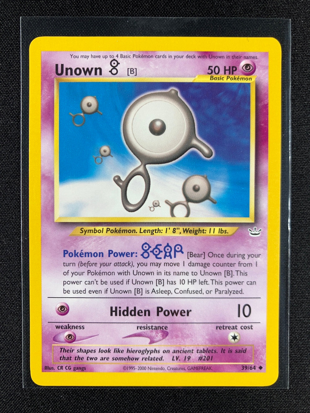 Unown B - Neo Revelation - #39