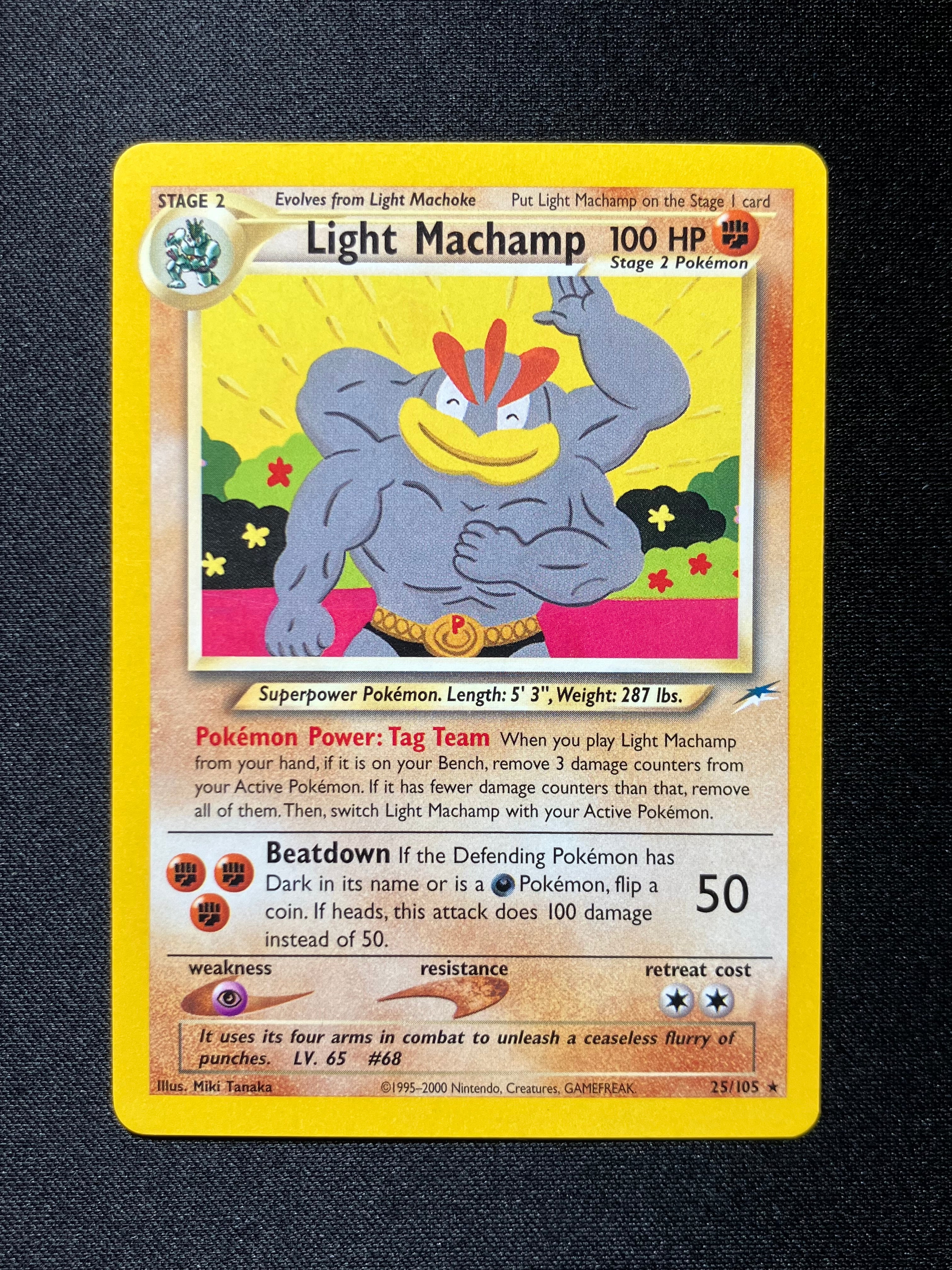 Light Machamp - Neo Destiny - #25