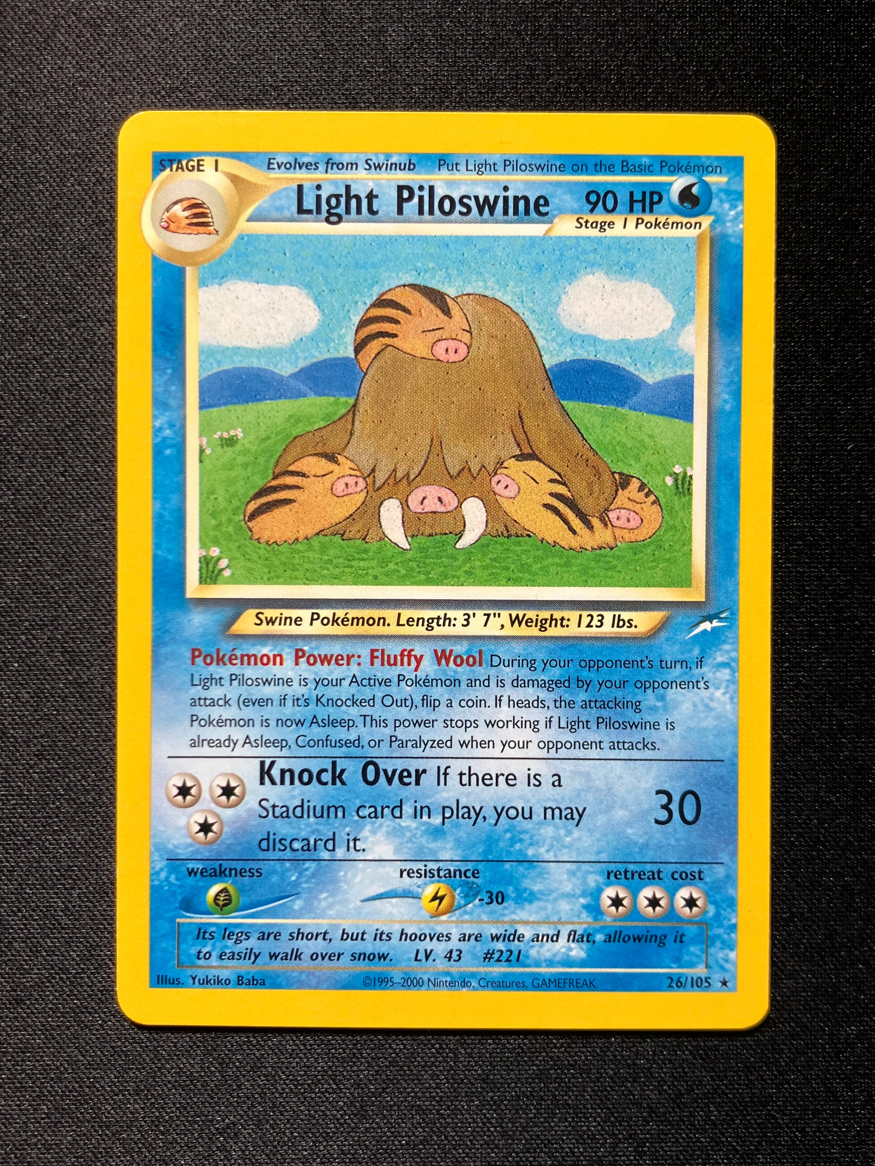 Light Piloswine - Neo Destiny - #26