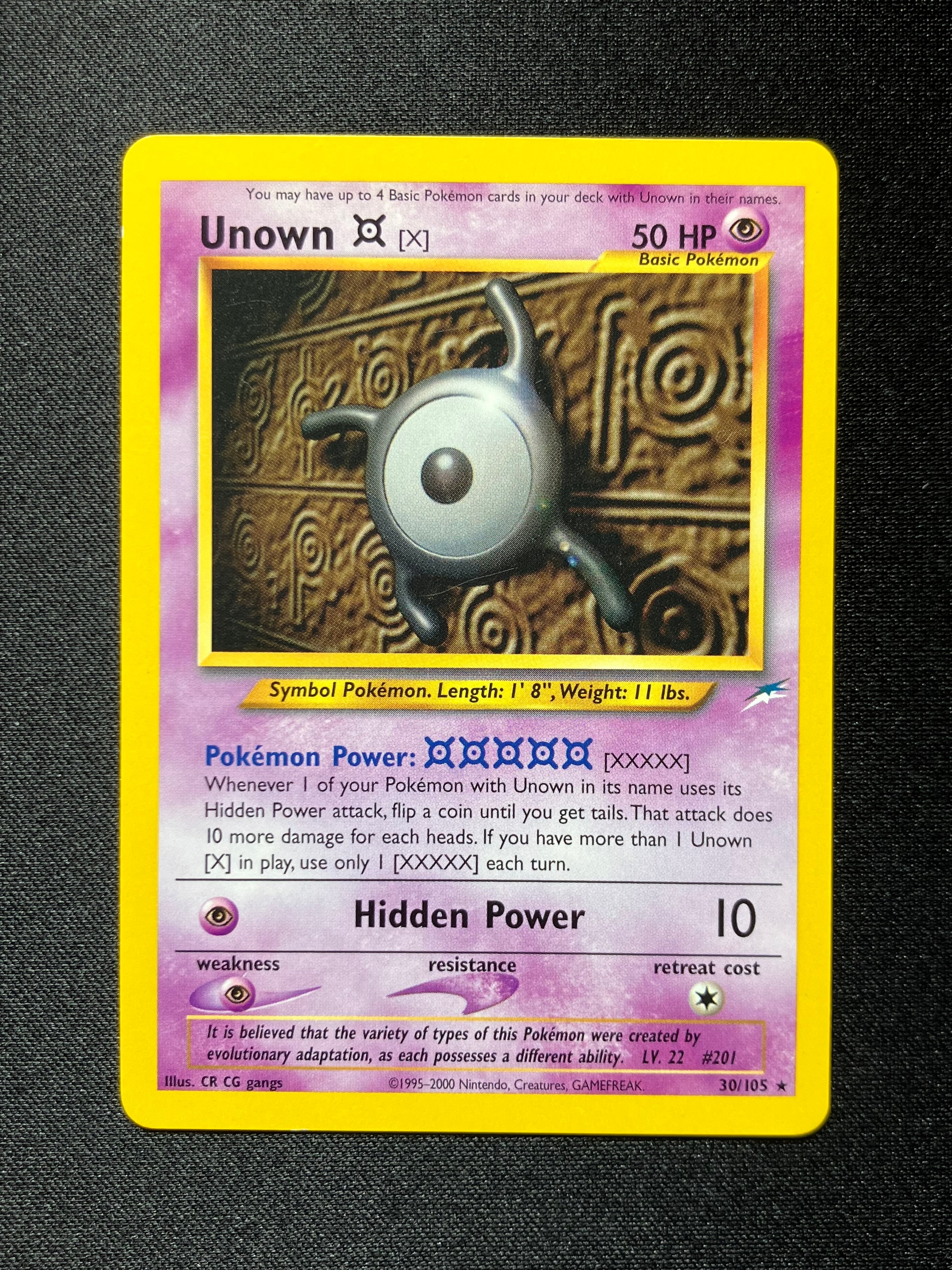 Unown X - Neo Destiny - #30