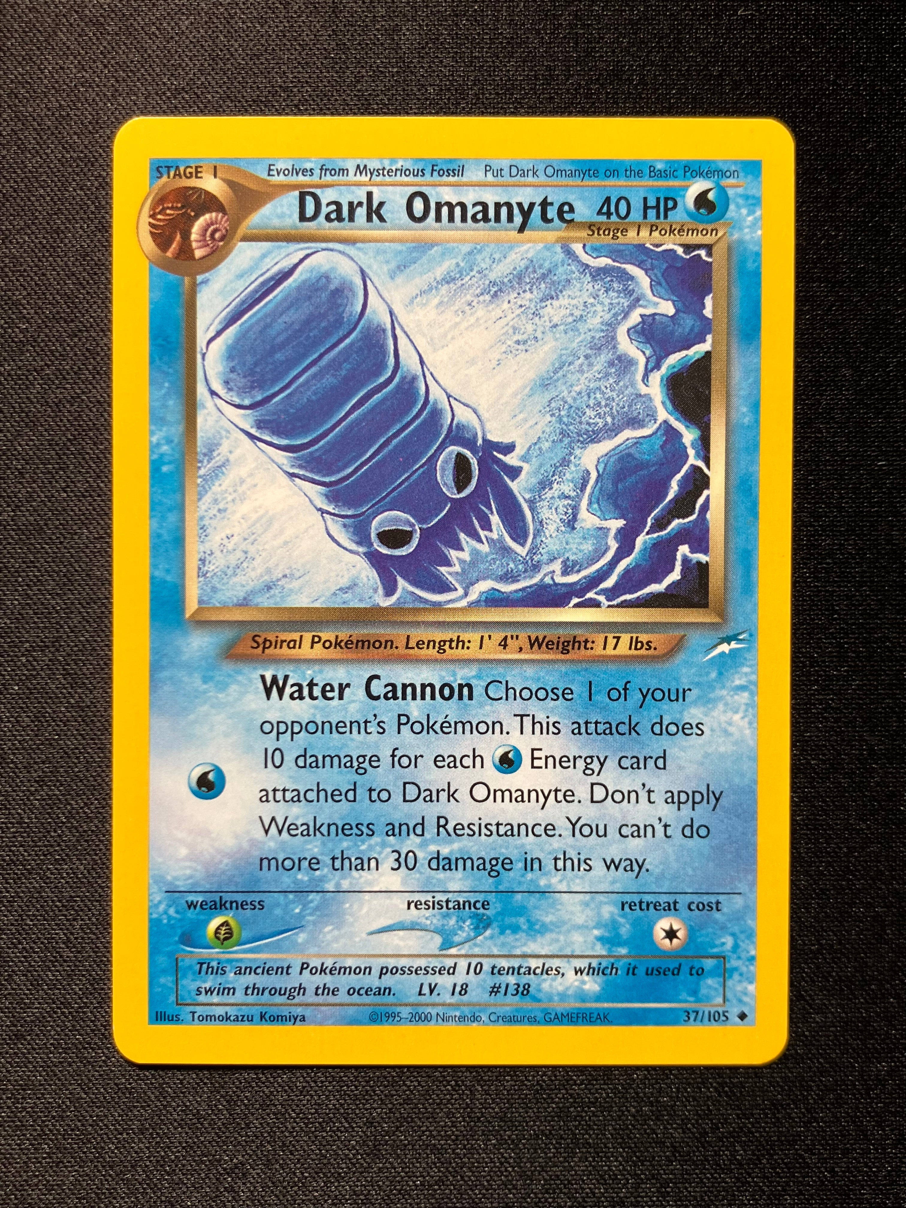Dark Omanyte - Neo Destiny - #37