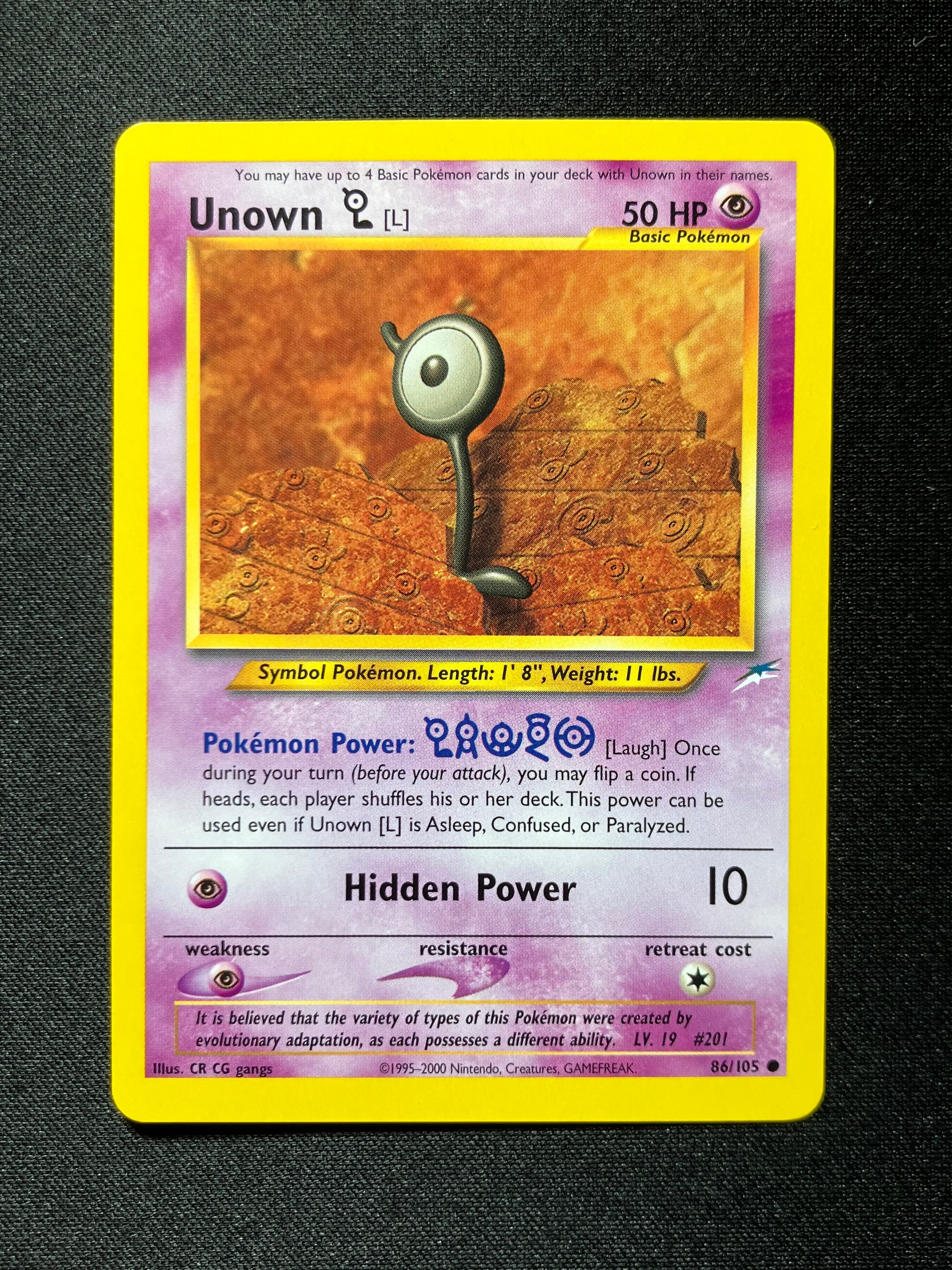 Unown L - Neo Destiny - #86