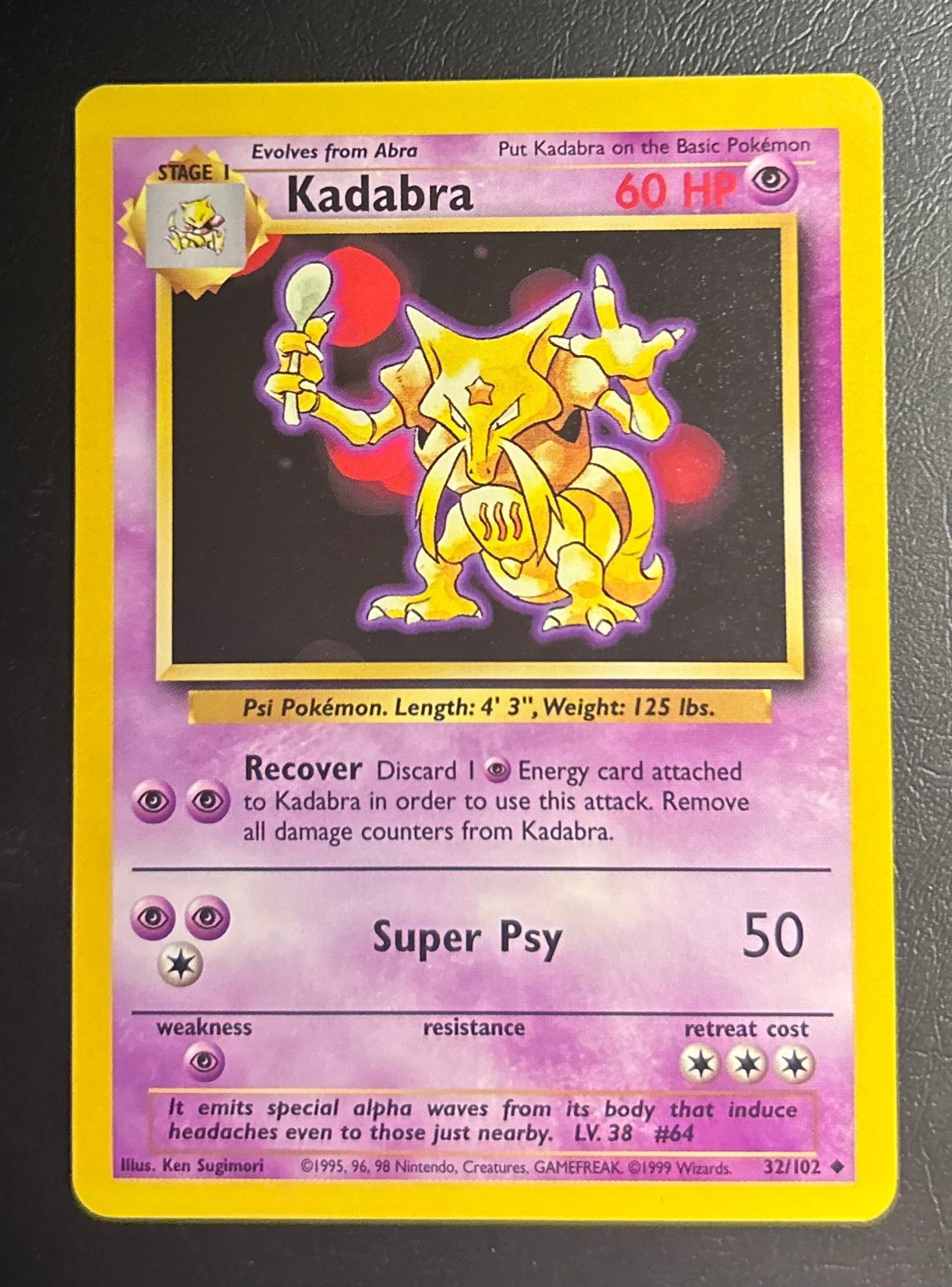 Kadabra - Base Set - #32