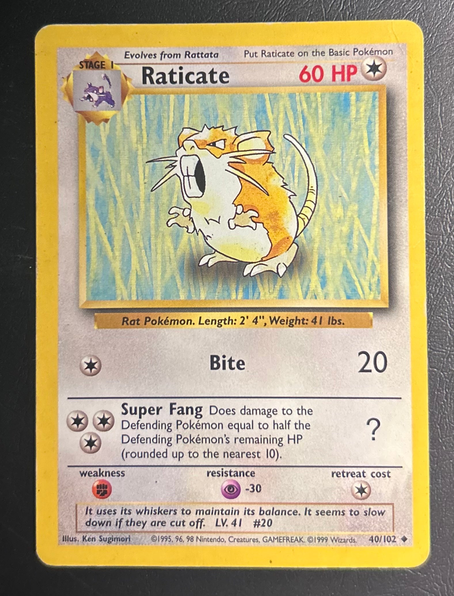 Raticate - Base Set - #40