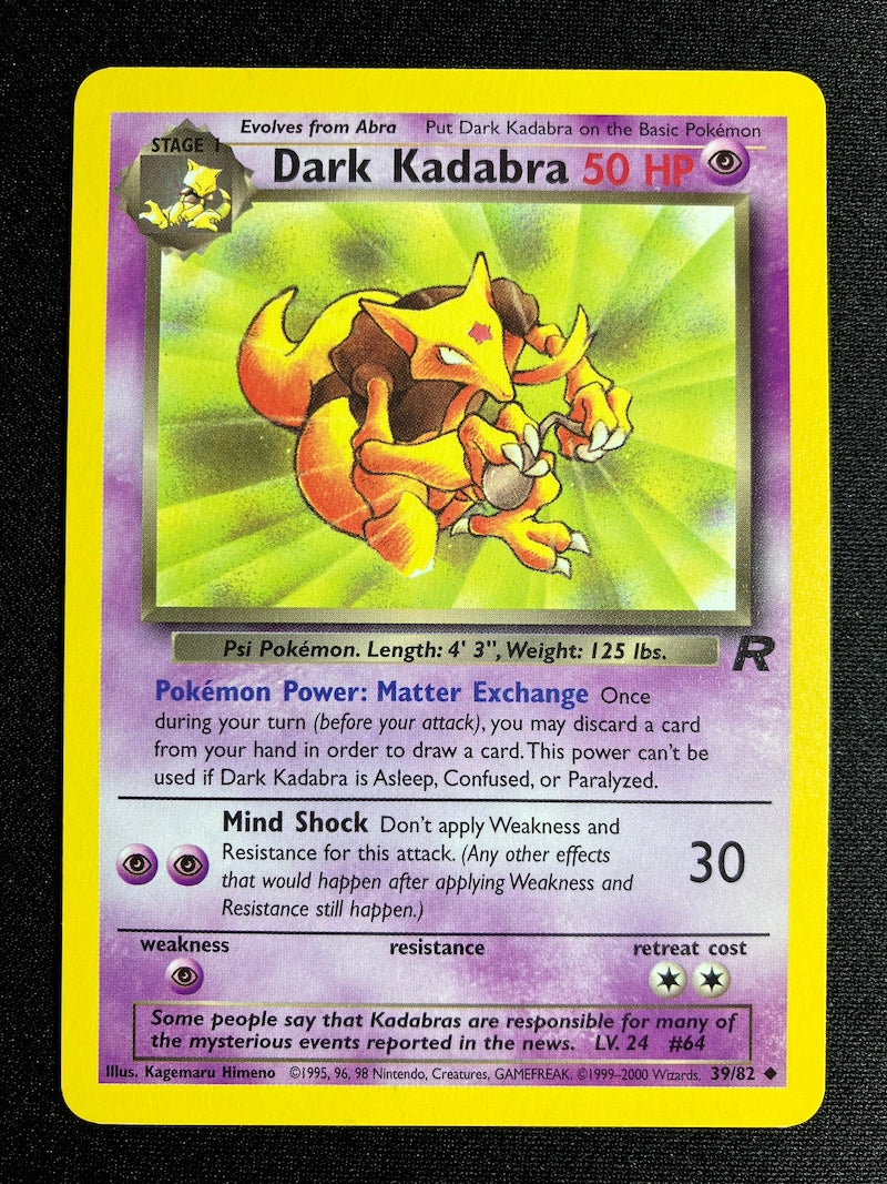 Dark Kadabra - Team Rocket - #39