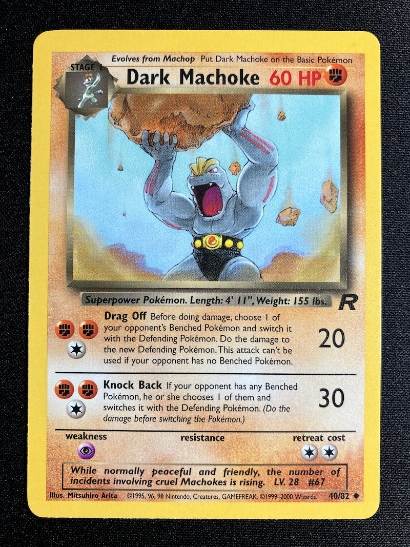 Dark Machoke - Team Rocket - #40