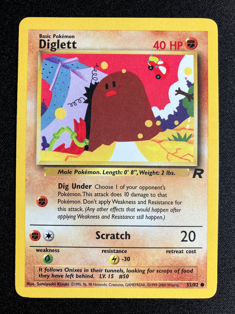 Diglett - Team Rocket - #52