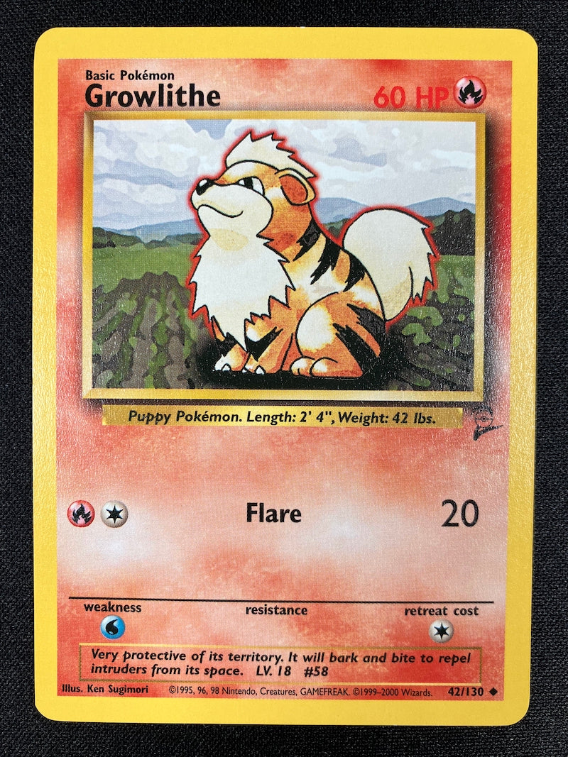 Growlithe - Base Set 2 - #42