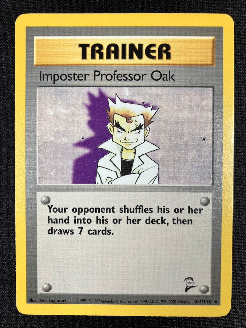 Imposter Professor Oak - Base Set 2 - #102