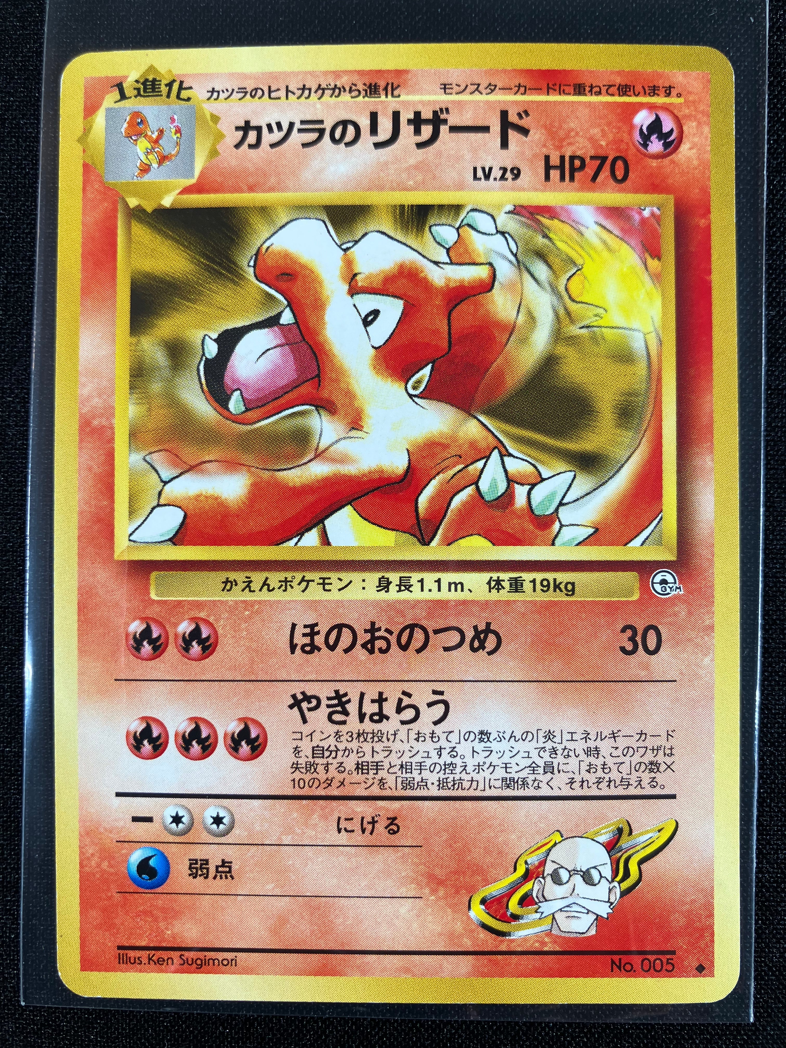 Blaine's Charmeleon - Challenge from the Darkness