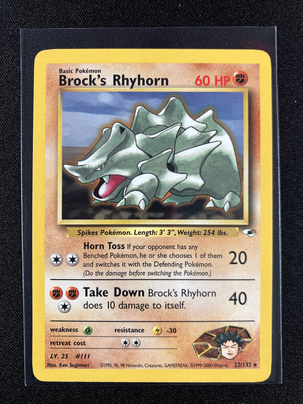 Brock's Rhyhorn - Gym Heroes - #22