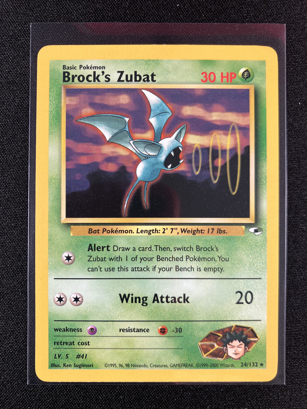 Brock's Zubat - Gym Heroes - #24