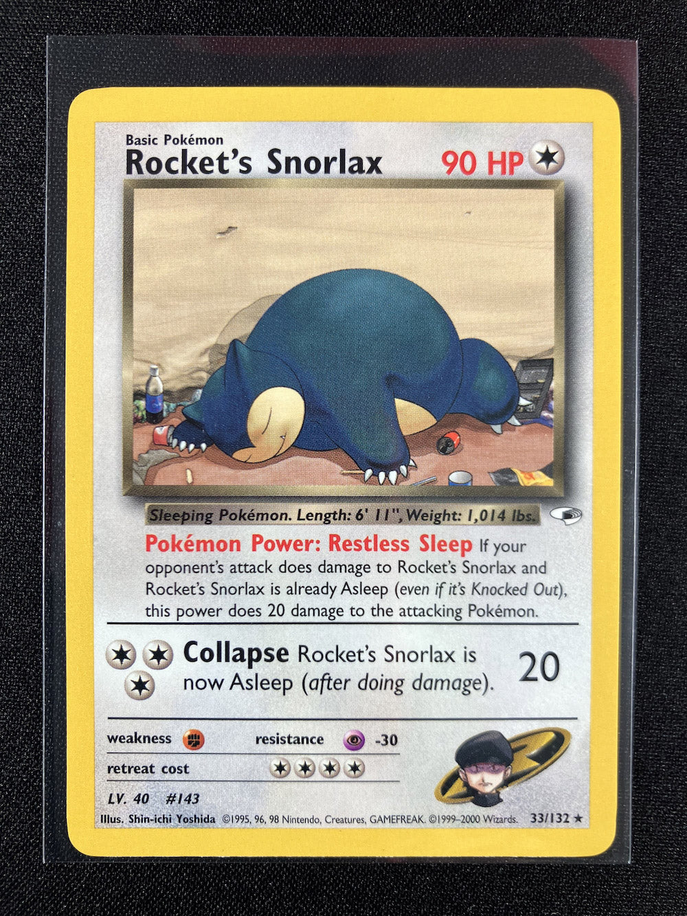 Rocket's Snorlax - Gym Heroes - #33
