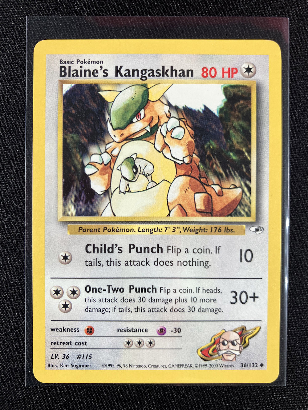 Blaine's Kangaskhan - Gym Heroes - #36