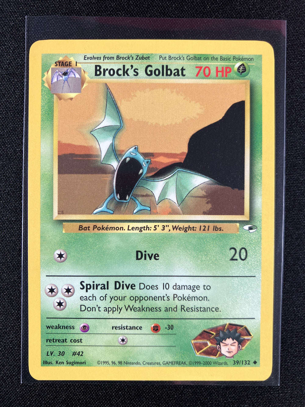 Brock's Golbat - Gym Heroes - #39