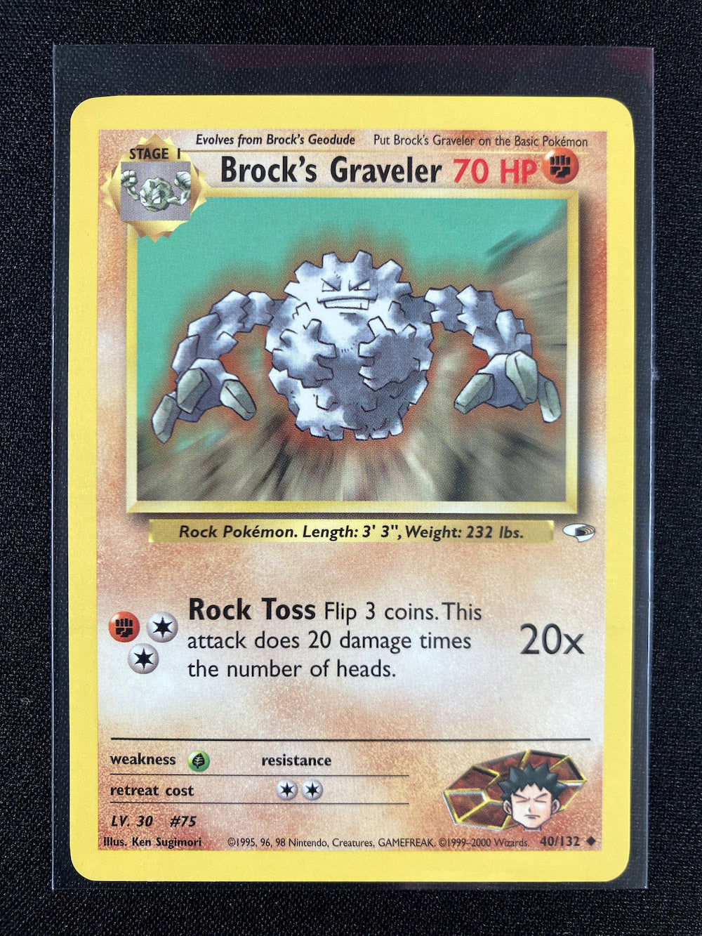 Brock's Graveler - Gym Heroes - #40