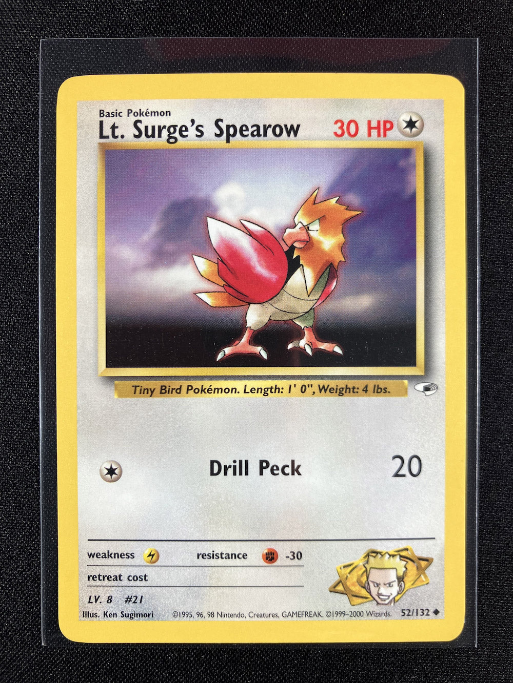 Lt. Surge's Spearow - Gym Heroes - #52