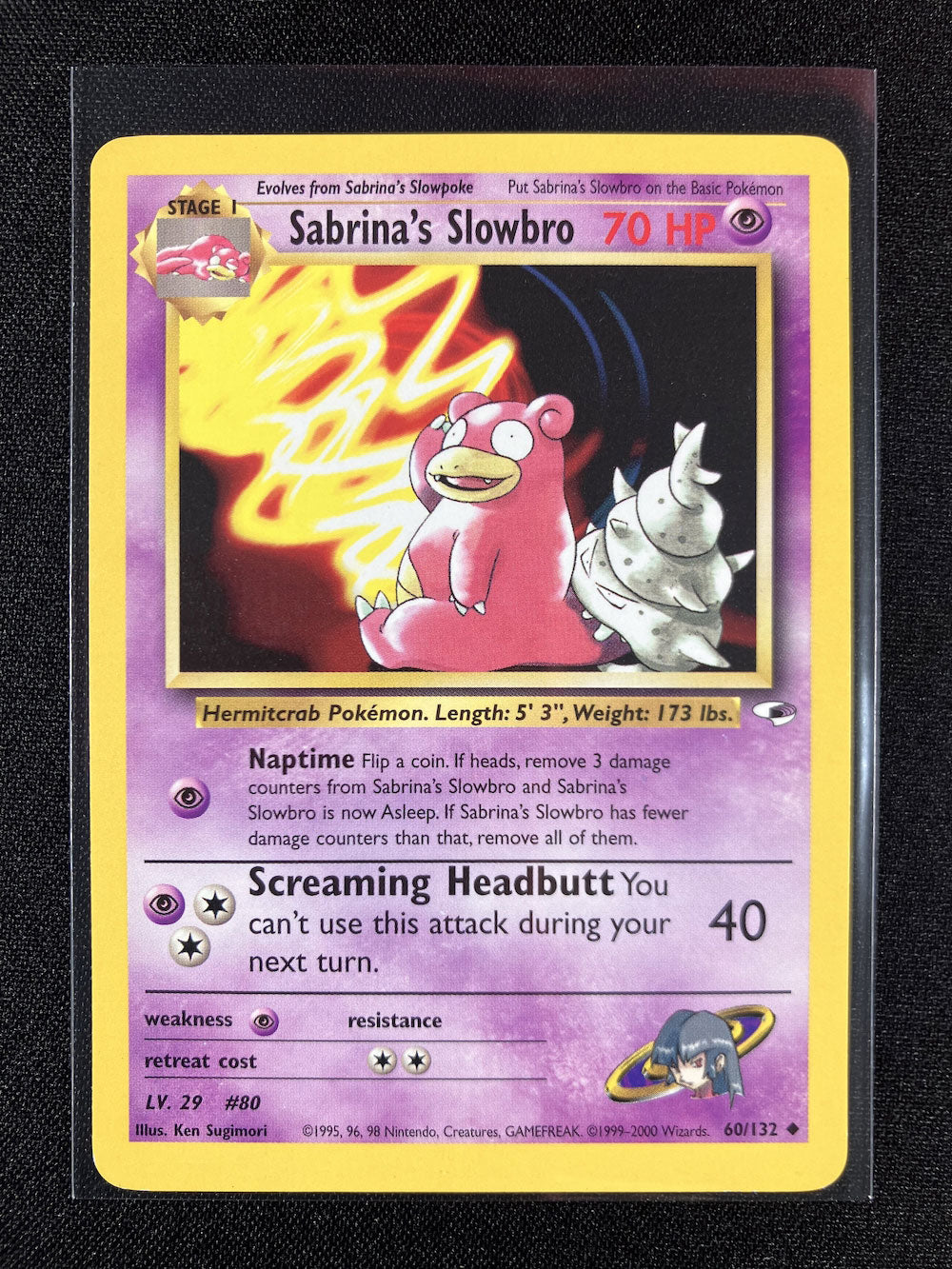 Sabrina's Slowbro - Gym Heroes - #60