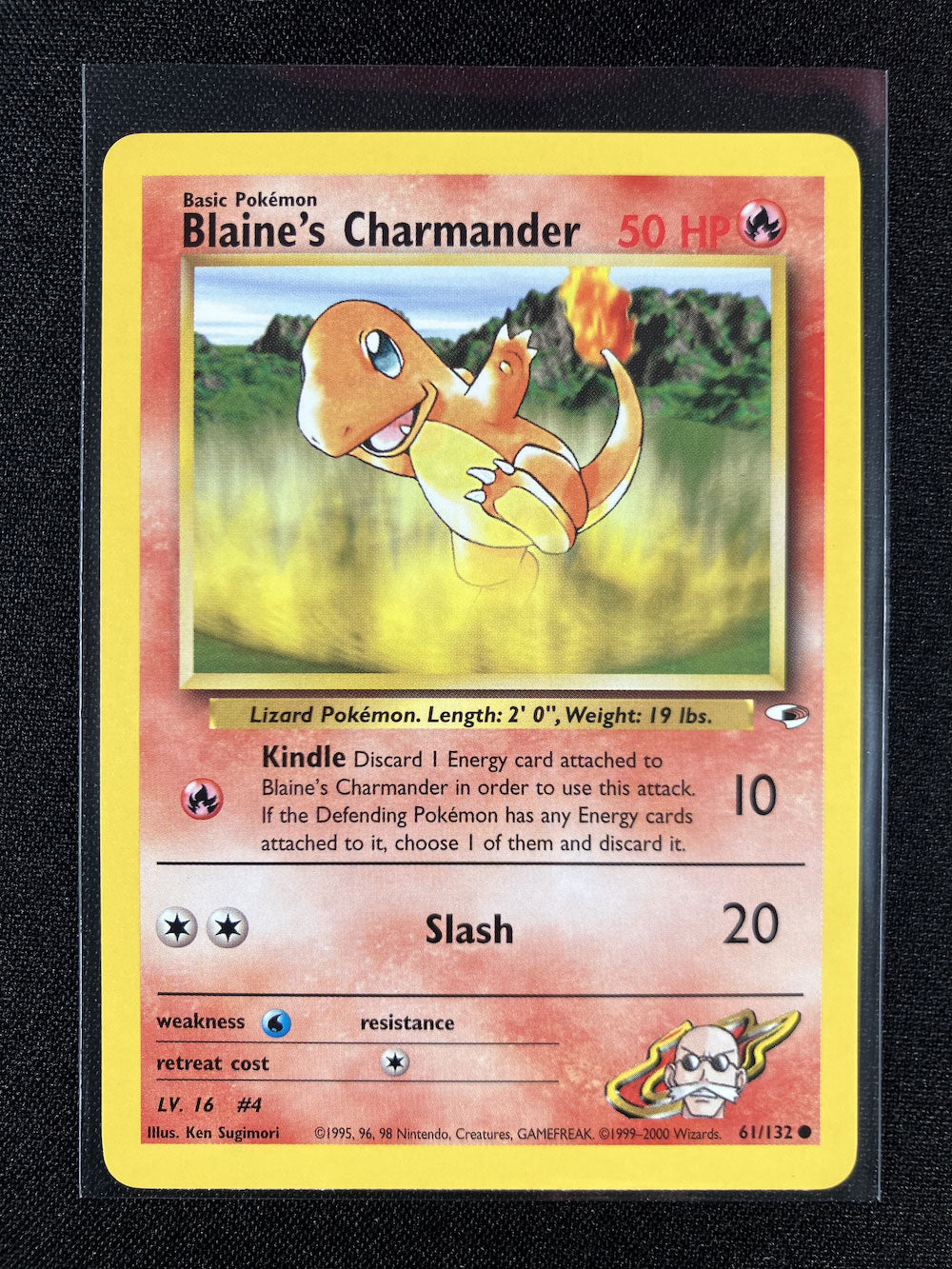 Blaine's Charmander - Gym Heroes - #61