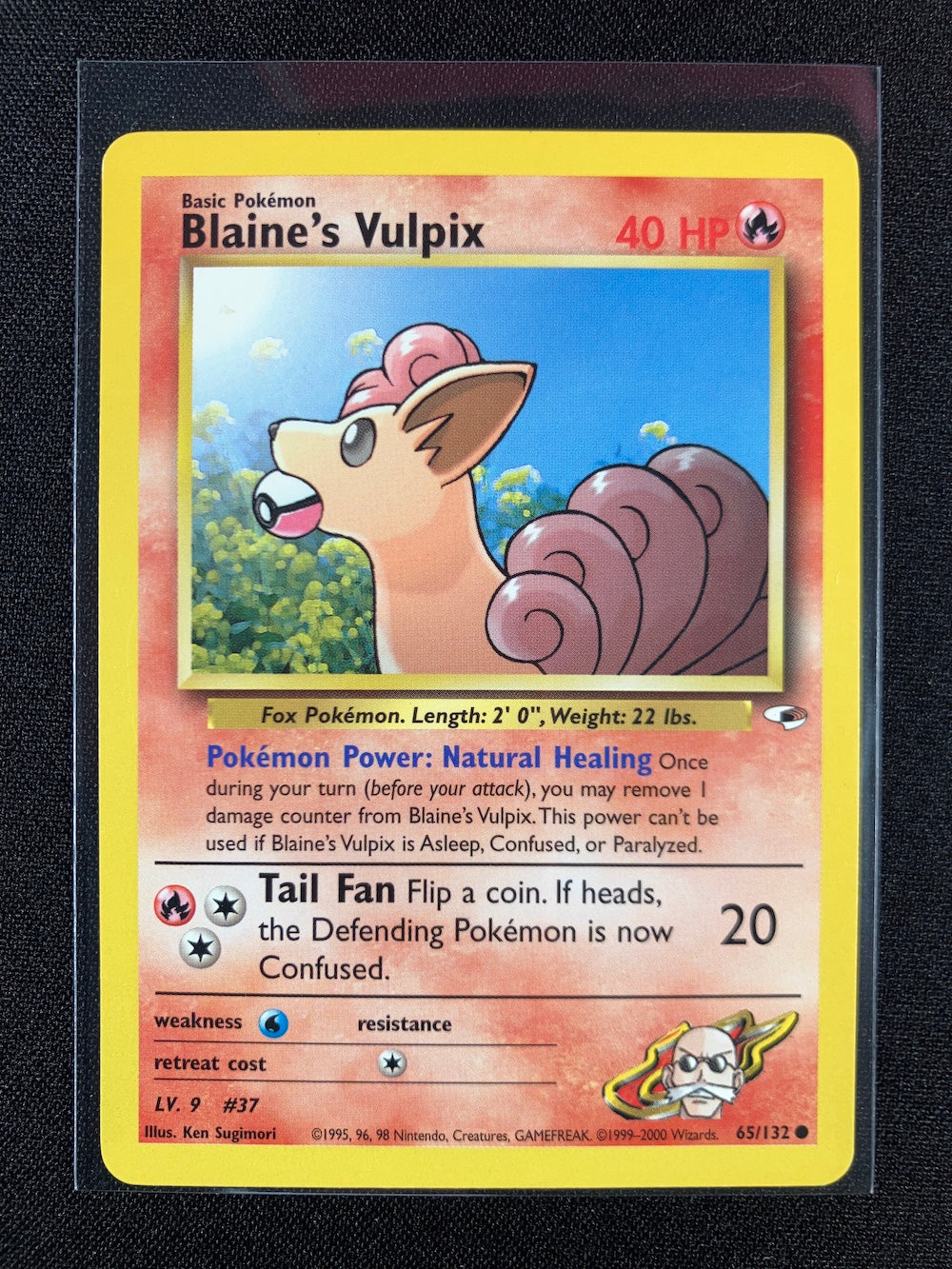 Blaine's Vulpix - Gym Heroes - #65