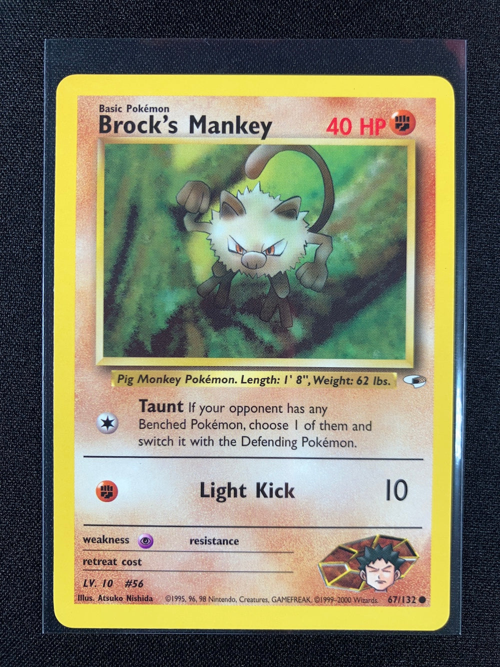 Brock's Mankey - Gym Heroes - #67