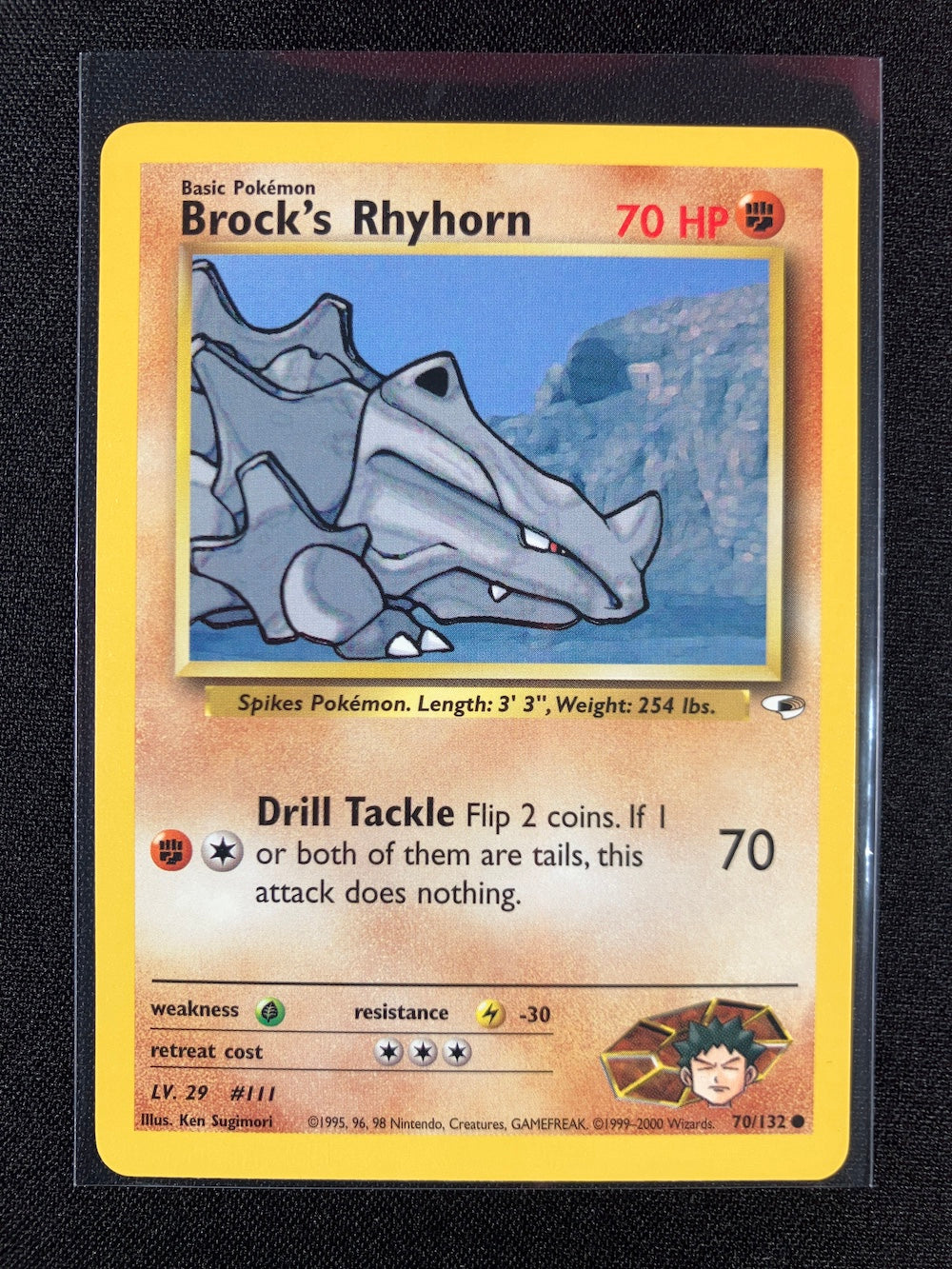 Brock's Rhyhorn - Gym Heroes - #70