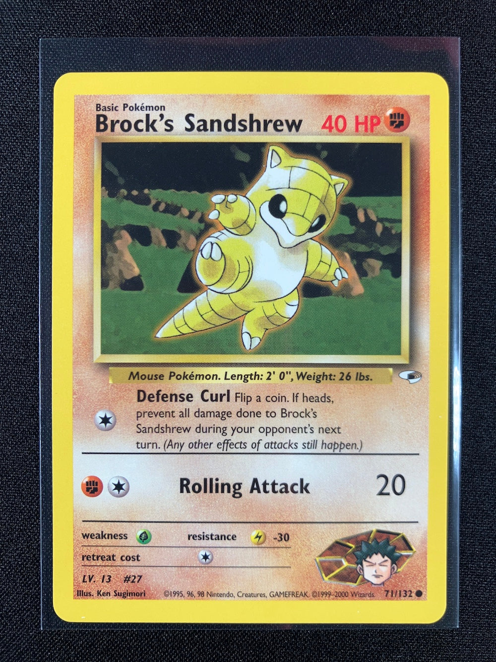 Brock's Sandshrew - Gym Heroes - #71
