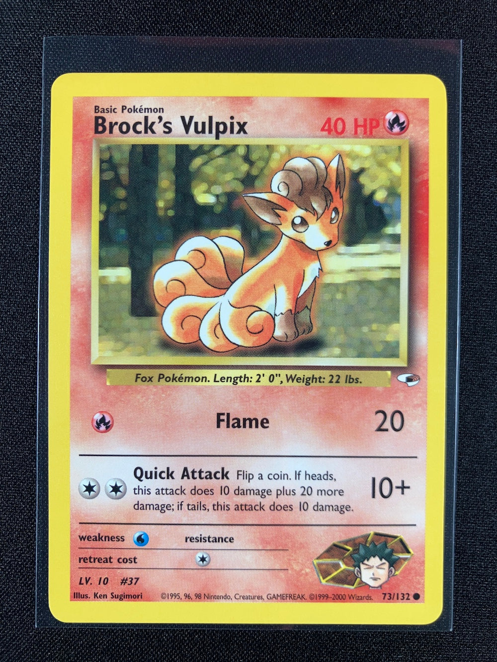 Brock's Vulpix - Gym Heroes - #73