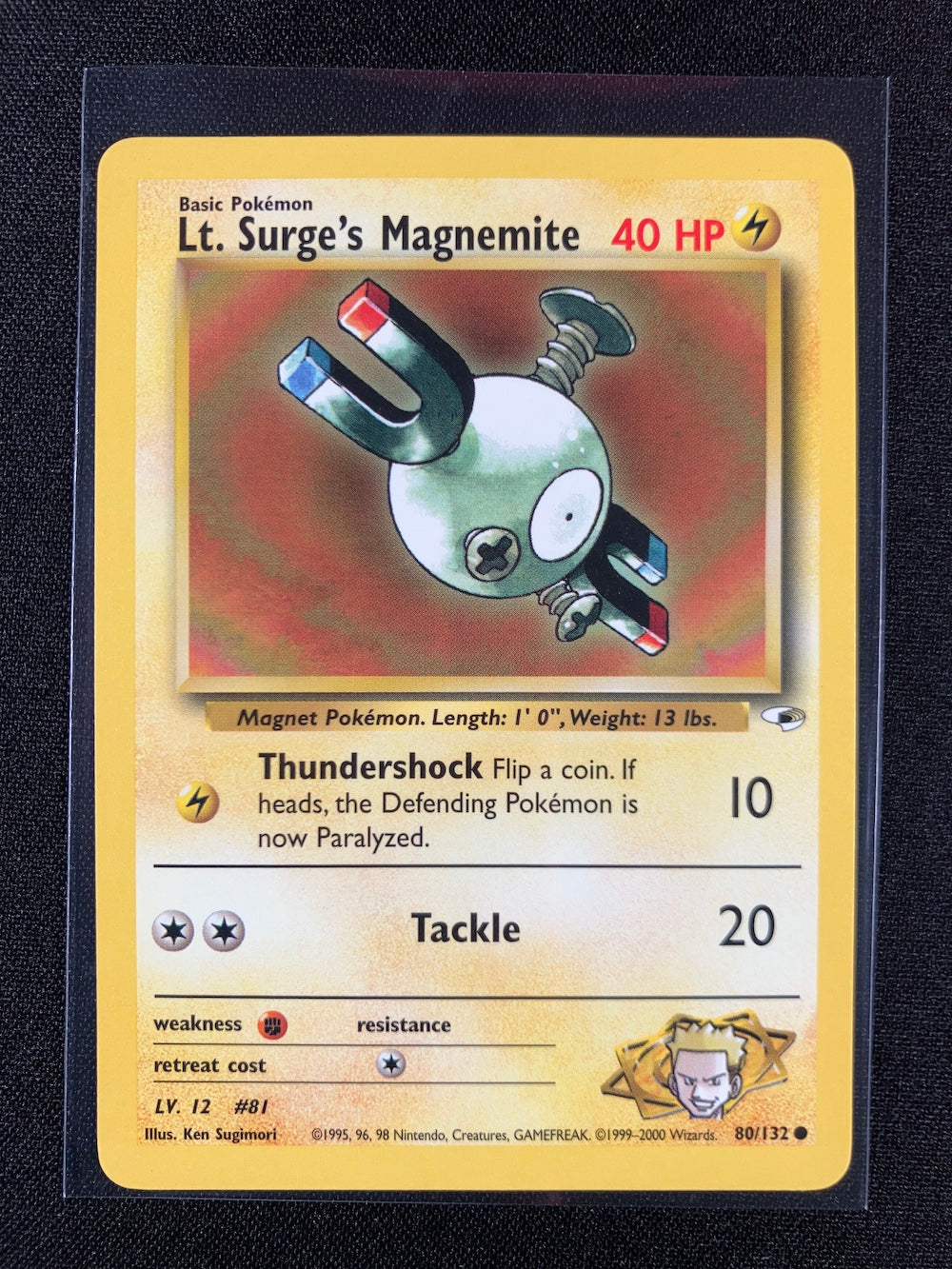 Lt. Surge's Magnemite - Gym Heroes - #80
