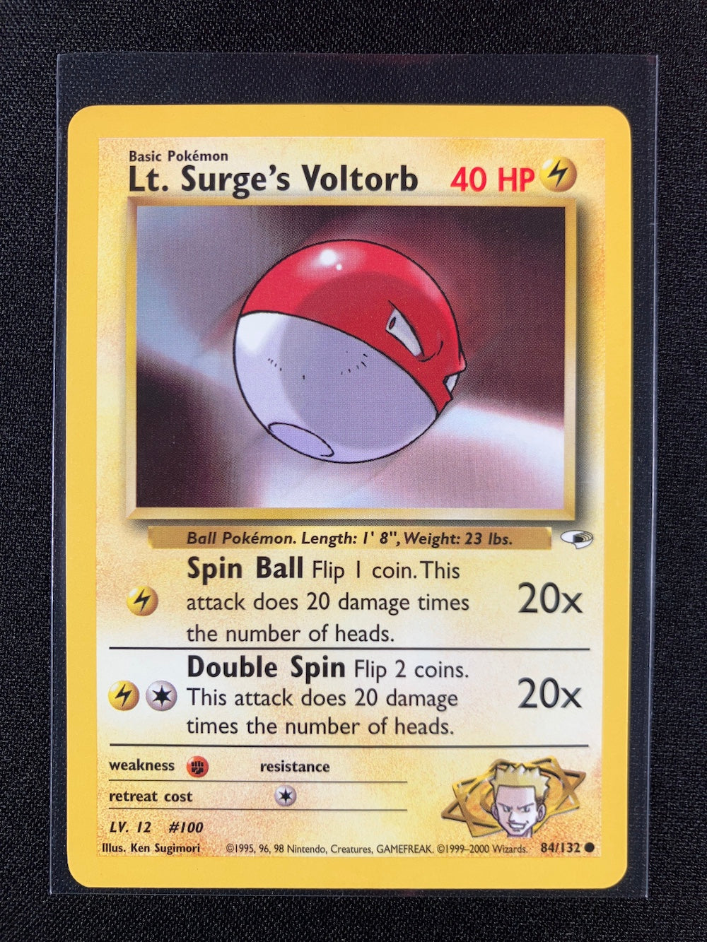 Lt. Surge's Voltorb - Gym Heroes - #84