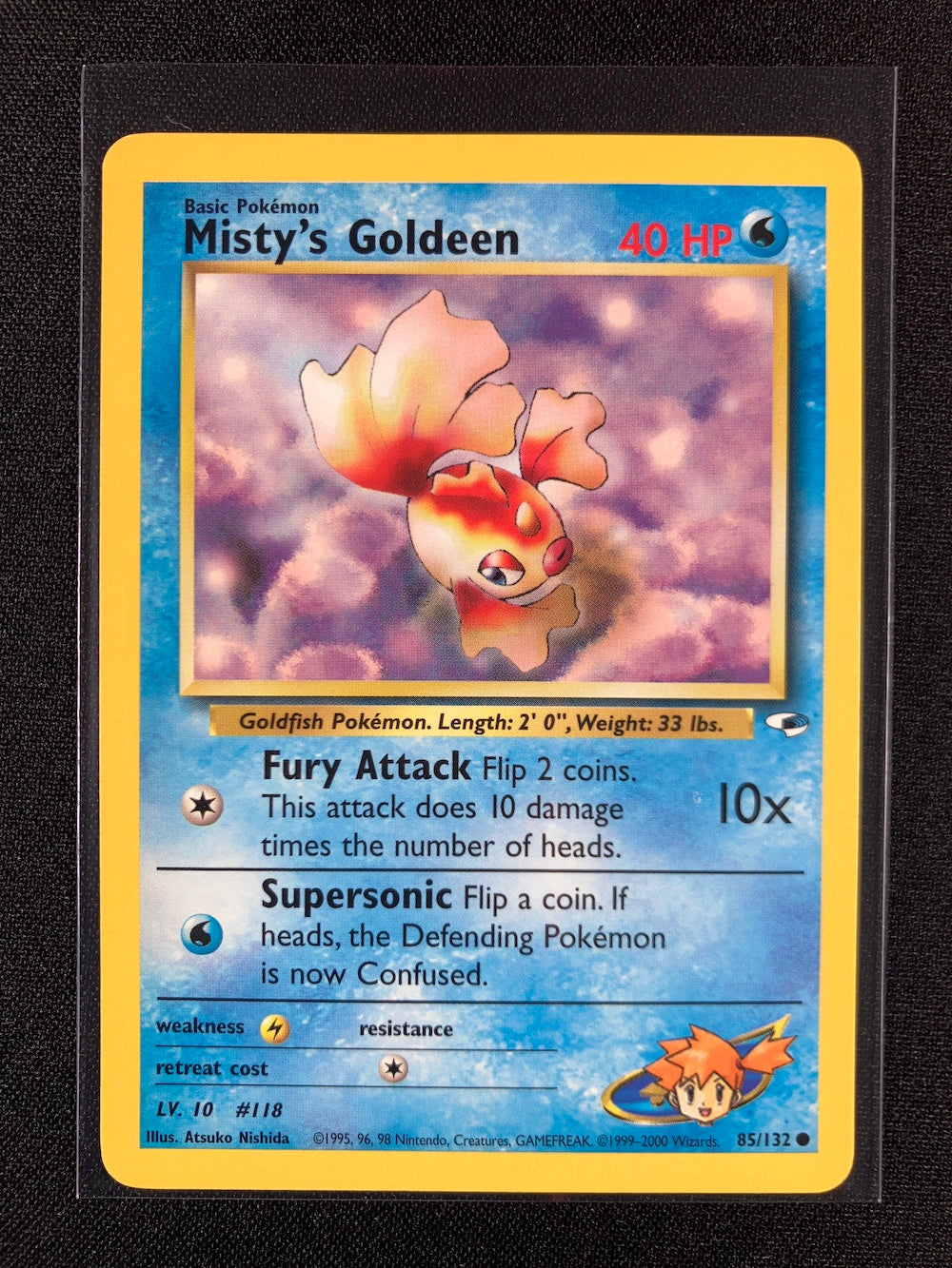 Misty's Goldeen - Gym Heroes - #85