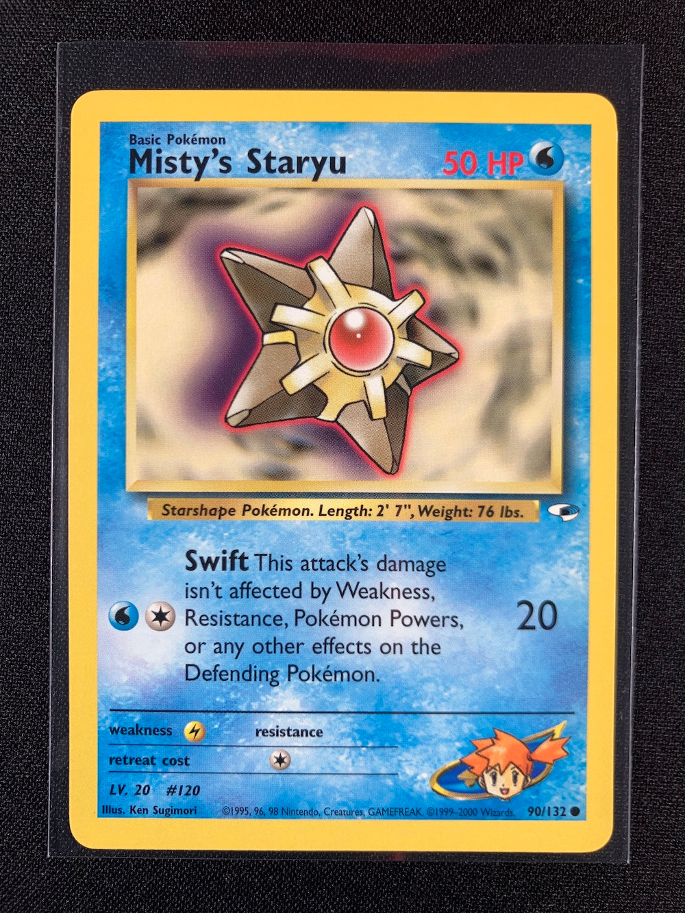 Misty's Staryu - Gym Heroes - #90