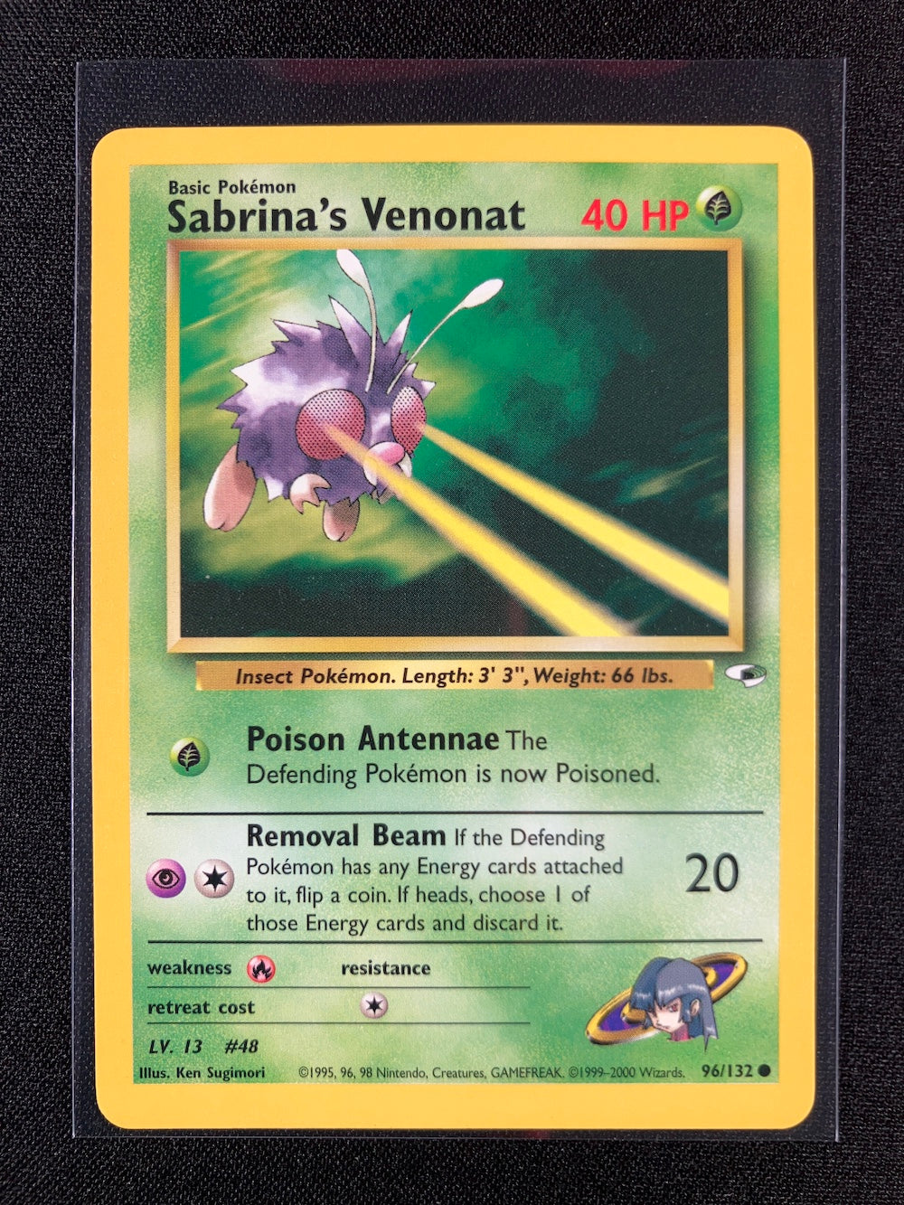 Sabrina's Venonat - Gym Heroes - #96