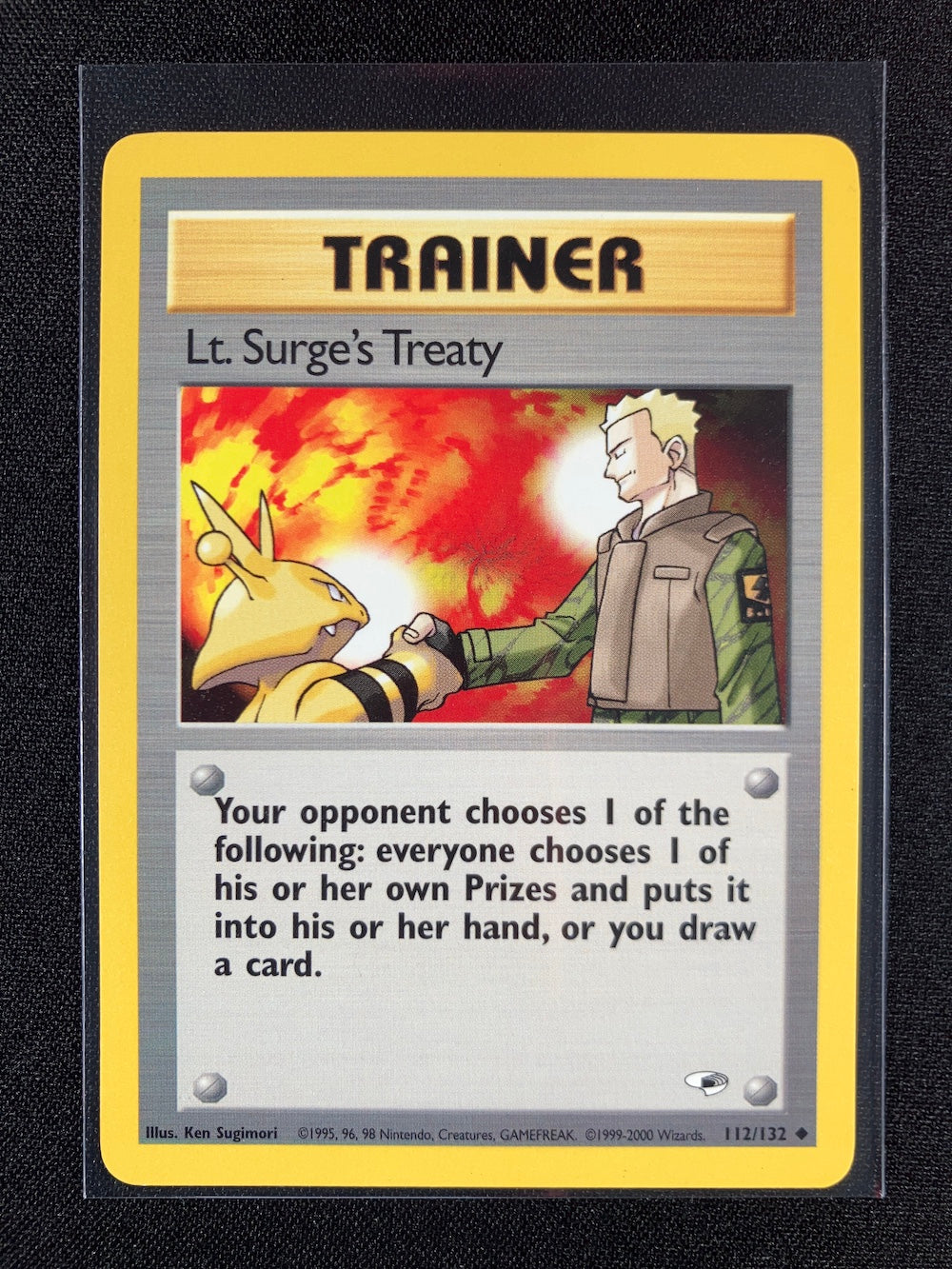 Lt. Surge's Treaty - Gym Heroes - #112