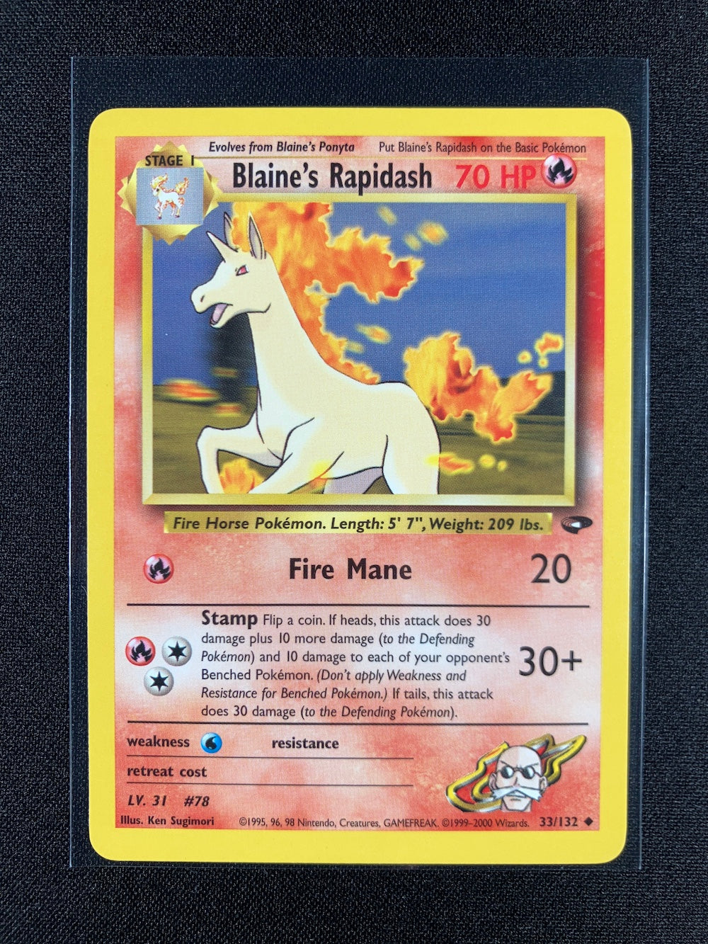Blaine's Rapidash - Gym Challenge - #33